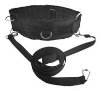 Tubayia Running Training Resistance Belt with Rings, Pull Sled Waist Resistance Band, Waist Strap for Football Martial Arts Speed Training & Gym Pulley Workout