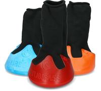 TUBBEASE Kerbl 3210596 Hoof Shoe (Yellow, Size XXL, Diameter 17.5 cm, Breathable Treatment Shoe for Sole Ulcer and Hoof Injuries for Horses, Velcro Fastening, Rubber Coated, Hoof Protection Horse)