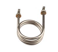 TUBBEK 220V 700W 3 Coils Stainless Steel Heater Steaming Charter Hexagon Screw Heating Element for Electroplating Round Water Boiler