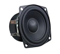 TUBBEK 5-30W 2.5 Inch Full Frequency Speaker 4-8Ohm HIFI DIY Speaker Amplifier Audio Unit High for fidelity Car Speaker 1PCS(4Ohm square 1PCS)