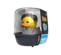 TUBBZ Back to the Future George McFly Mini Rubber Duck Collectable Toy 5 cm | Official Back to the Future Merch - Mini Vinyl Figure with Bathtub Display, Hill Valley Character & Novelty Duck Gift