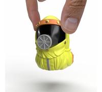 TUBBZ: Back to the Future - Marty Radiation Suit Mini Rubber Duck 5 cm | Official Back to the Future Merch - Mini Vinyl Figure with Bathtub Display, Time-Travel Hero & Novelty Duck Gift
