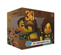 TUBBZ Boxed Edition: Tomb Raider - 30th Anniversary Lara Croft Cosplaying Rubber Duck Vinyl Figure - Official Collectible for Fans of Tomb Raider