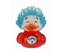 TUBBZ Boxed Edition: The Cat in the Hat - Thing 2 Cosplaying Rubber Duck Vinyl Figure - Official Collectible for Fans of Dr Seuss