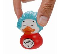 TUBBZ Mini: The Cat in the Hat - Thing 2 Cosplaying Rubber Duck Vinyl Figure - Official Collectible for Fans of Dr Seuss