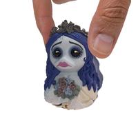 TUBBZ: Corpse Bride - Emily Rubber Duck Collectible Toy Mini 5cm | Official Corpse Bride merchandise, Emily Mini duck with mini bathtub. Gift for Tim Burton and gothic romance fans.