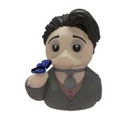 TUBBZ: Corpse Bride - Victor Rubber Duck Collectible Toy 9cm | Official Corpse Bride merchandise, Victor duck in collector's bathtub with base print and sticker. Gift for Tim Burton fans.