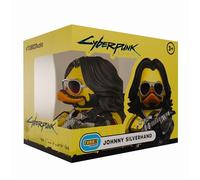 TUBBZ: Cyberpunk 2077 - Johnny Silverhand Rubber Duck Collectable Toy 9 cm | Official Cyberpunk 2077 Merch - Boxed Vinyl Figure, Samurai Rockerboy, Night City Fan Decor & Novelty Duck Gift