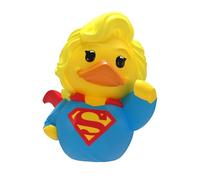 TUBBZ: DC Comics Superhero - Supergirl Rubber Duck Collectable Toy 9 cm | Official DC Merchandise - Vinyl Figure with Bathtub Display, Kryptonian Hero, Comic Fan Decor & Novelty Duck Gift