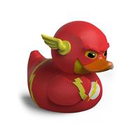 TUBBZ: DC Comics - The Flash Speedster Rubber Duck Collectable Toy 9 cm | Official DC Merchandise - Vinyl Figure with Bathtub Display, Central City Hero, Comic Fan Decor & Novelty Duck Gift