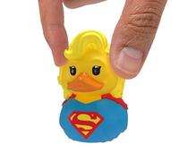 TUBBZ: DC - Supergirl Girl of Steel Mini Rubber Duck Collectable Toy 5 cm | Official DC Merchandise - Mini Vinyl Figure with Bathtub Display, Kryptonian Hero, Comic Fan Decor & Novelty Duck Gift
