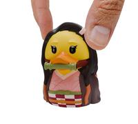 TUBBZ Demon Slayer Nezuko Rubber Duck Merch Collectable Toys Mini 3.5cm | Official licensed product of Demon Slayer Manga Fantasy. Mini Nezuko Vinyl Duck with bathtub. For décor,display, gifts