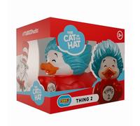 TUBBZ Boxed Edition: The Cat in the Hat - Thing 2 Cosplaying Rubber Duck Vinyl Figure - Official Collectible for Fans of Dr Seuss