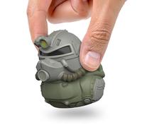 TUBBZ: Fallout - T-51 Power Armor Mini Rubber Duck Collectable Toy 5 cm | Official Fallout Merchandise - Mini Vinyl Figure with Bathtub Display, Power Armour Character & Novelty Duck Gift
