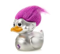TUBBZ First Edition Silver Troll Collectible Vinyl Rubber Duck Figure - Official Good Luck Trolls Merchandise - Kids TV, Movies & Video Games