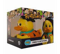 TUBBZ: Flintstones - Fred Flintstone Rubber Duck Collectable Toy 9 cm | Official Flintstones Merchandise - Boxed Vinyl Figure for Display, Cartoon Character, Fan Decor & Novelty Duck Gift