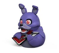 TUBBZ: FNAF - Bonnie Animatronic Rubber Duck Collectable Toy 9 cm | Official FNAF Merchandise - Vinyl Figure with Bathtub Display, Horror Gaming Character, Fan Decor & Novelty Duck Gift