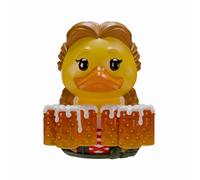 TUBBZ: Germany - German Souvenir Mini Rubber Duck Collectable Toy 5 cm | Vinyl Figure with Bathtub Display - Travel Keepsake, European-Themed Decor, Holiday Souvenir & Novelty Duck Gift