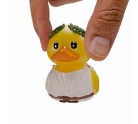 TUBBZ: Greece Greek Souvenir Mini Rubber Duck Collectable Toy 5 cm | Mini Vinyl Figure with Bathtub Display - Greek Travel Keepsake, Mediterranean Souvenir Decor & Novelty Duck Gift