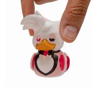 TUBBZ: Hazbin Hotel - Angel Dust Mini Rubber Duck Collectable Toy 5 cm | Official Hazbin Hotel Merch - Mini Vinyl Figure with Bathtub Display, Spider Demon Character & Novelty Duck Gift