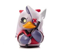 TUBBZ: Hazbin Hotel - Vaggie Fallen Angel Rubber Duck Collectable Toy 9 cm | Official Hazbin Hotel Merch - Vinyl Figure with Bathtub Display, Fallen Angel Character, Fan Decor & Novelty Duck Gift