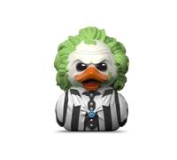 TUBBZ: Horror - Beetlejuice Mini Rubber Duck Collectable Toys 5 cm | Official Beetlejuice Merchandise - Mini Vinyl Figure with Bathtub Display, Bio-Exorcist, Gothic Fan Decor & Novelty Duck Gift