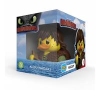 TUBBZ: How to Train Your Dragon - Hiccup Rubber Duck Collectable Toy 9 cm | Official HTTYD Merchandise - Boxed Vinyl Figure, Dragon Rider Character, Fantasy Fan Decor & Novelty Duck Gift