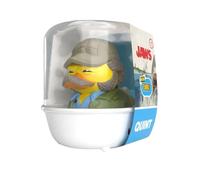 TUBBZ: Jaws - Quint Shark Hunter Mini Rubber Duck Collectable Toy 5 cm | Official Jaws Merchandise - Mini Vinyl Figure with Bathtub Display, Shark Hunter, Movie Fan Decor & Novelty Duck Gift