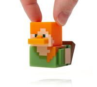 TUBBZ: Minecraft - Alex Mini Rubber Duck Collectible Toy 5cm | Officially Licensed Minecraft Merchandise - Alex Mini Vinyl Figure, Video Game Character, Fan Gift & Display Décor