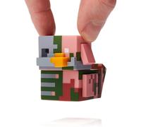 TUBBZ: Minecraft - Zombified Piglin Mini Rubber Duck Collectible Toy 5cm | Officially Licensed Minecraft Merchandise - Zombified Piglin Mini Vinyl Figure, Video Game Character & Fan Gift