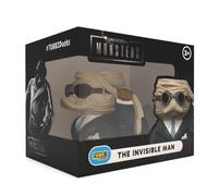TUBBZ Monsters Invisible Man Rubber Duck Horror Boxed 9cm | Official Universal Monsters merchandise, Invisible Man Boxed duck in display box. Gift for classic horror fans.