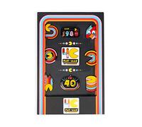 TUBBZ Official Pac-Man 40th Anniversary 9 Pin Badge Set