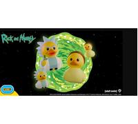 Tubbz RICK and MORTY Cosplaying Rubber Duck Vinyl Figure LARGE Or Mini