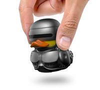 TUBBZ: RoboCop OCP Officer Mini Rubber Duck Collectable Toy 5 cm | Official RoboCop Merchandise - Mini Vinyl Figure with Bathtub Display, Cyborg Officer, Sci-Fi Fan Decor & Novelty Duck Gift