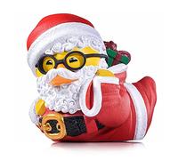 TUBBZ: Santa Claus Rubber Duck Collectable Toy 9 cm | Boxed Vinyl Figure for Display - Festive Character, Christmas Decor, Seasonal Keepsake & Novelty Duck Gift