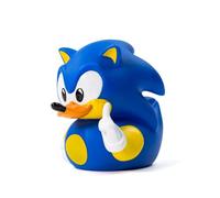 TUBBZ: SEGA Sonic the Hedgehog - Sonic Rubber Duck Collectable Toy 9 cm | Official Sonic Merchandise - Boxed Vinyl Figure for Display, SEGA Gaming Character, Fan Decor & Novelty Duck Gift