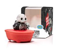 TUBBZ Skeleton Mini Bath Fizzer, Halloween Duck Collectible, 5cm