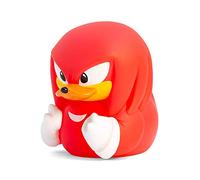 TUBBZ: Sonic - Knuckles the Echidna Rubber Duck Collectable Toy 9 cm | Official Sonic Merchandise - Boxed Vinyl Figure, Master Emerald Guardian, SEGA Fan Decor & Novelty Duck Gift