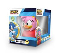 TUBBZ: Sonic The Hedgehog - Amy Rose Rubber Duck Collectable Toy 9 cm | Official Sonic Merchandise - Boxed Vinyl Figure for Display, Gaming Character, SEGA Fan Decor & Novelty Duck Gift