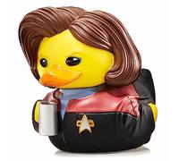 TUBBZ: Star Trek - Kathryn Janeway Rubber Duck Collectable Toy 9 cm | Official Star Trek Merchandise - Boxed Vinyl Figure, Voyager Captain, Sci-Fi Fan Decor & Novelty Duck Gift