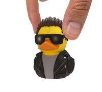 TUBBZ: Terminator - T-800 Cyborg Mini Rubber Duck Collectable Toy 5 cm | Official Terminator Merchandise - Mini Vinyl Figure with Bathtub Display, Cyborg Character, Fan Decor & Novelty Duck Gift