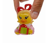 TUBBZ: The Grinch - Cindy Lou Who Mini Rubber Duck Collectable Toy 5 cm | Official Grinch Merchandise - Vinyl Figure with Bathtub Display, Whoville Character, Christmas Decor & Novelty Duck Gift