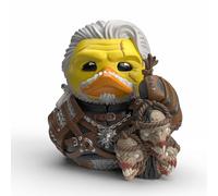 TUBBZ: The Witcher - Geralt of Rivia Rubber Duck Collectable Toy 9 cm | Official The Witcher Merchandise - Vinyl Figure with Bathtub Display, Monster Hunter, Fantasy Fan Decor & Novelty Duck Gift