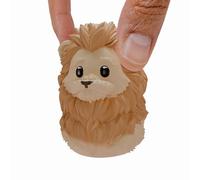 TUBBZ: Wicked - Cowardly Lion Mini Rubber Duck Collectable Toy 5 cm | Official Wicked Merchandise - Mini Vinyl Figure with Bathtub Display, Oz Character, Theatre Fan Decor & Novelty Duck Gift