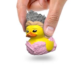 TUBBZ: Wicked - Glinda Upland Mini Rubber Duck Collectable Toy 5 cm | Official Wicked Merchandise - Vinyl Figure with Bathtub Display, Musical Character, Theatre Fan Decor & Novelty Duck Gift