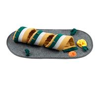Tube 2-in-1 Tunnel Toy Snuffle Mat Warm Bed Cage Nest Accessories for Sugar Glider Hamster Easy to Use