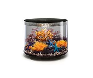 Tube 35 Aquarium with MCR Light - 9.2 Gallon, Black