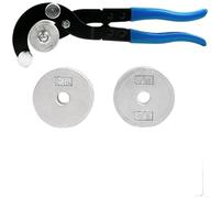 Tube Bender Tool, Handheld Pipe Bending Tool For Copper And Aluminum Pipes four tube diameters from 4.8mm to 10mm(Blue Handle)
