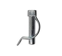 Tube Clip Pin, Galvanized Steel Quick Lock Release Pin,Coupler Safety Pin,Trailer Towing Bicycle Stroller Cargo Boat Stage Leg Hitch Hook Clip(16x65mm(1pcs))