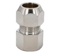 Tube Compression Union Fitting 1/8 3/8 1/2inch BSPP, Male Female 4-16mm Brass Pipe Fitting Elbow 1 Piece(PCF,10MM_1/4INCH)